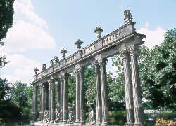  <strong>Neo-Classical Colonnade and Statues in Potsdam Park.</strong>
copyright © Glenn Loney/The Everett Collection
