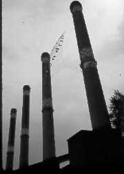   Four Great smokestacks of Disused DDR Vockerode Power-Plant.
copyright © Glenn Loney/The Everett Collection
